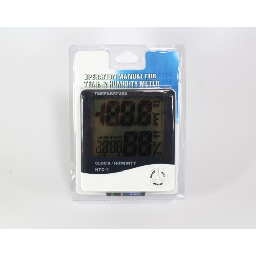 Термометр, гигрометр с часами, будильником HTC 1 - фото 1 - id-p4507278
