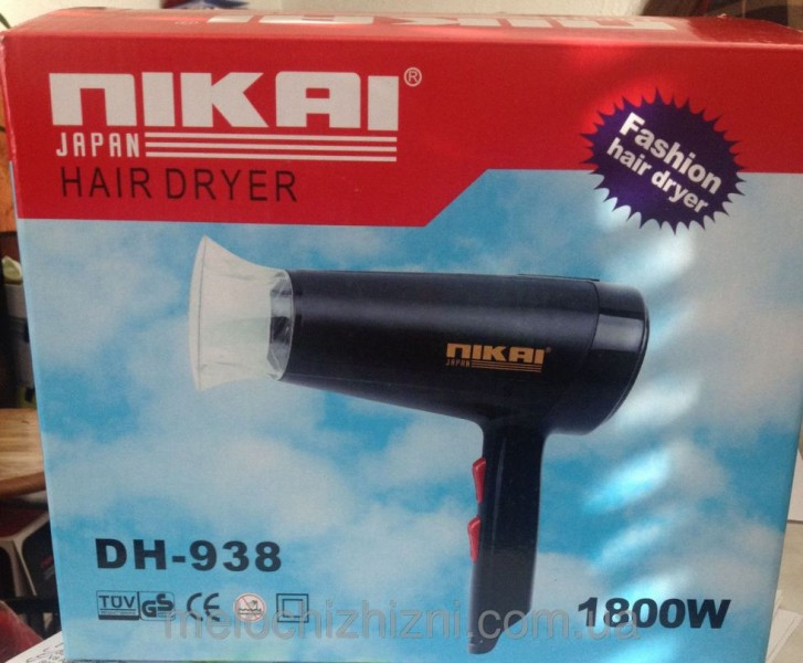 Фен для волос Nikai DH 938 - фото 1 - id-p4507336