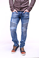 Мужские джинсы c манжетами 0572 (7ед. 29-34) RedMoon
