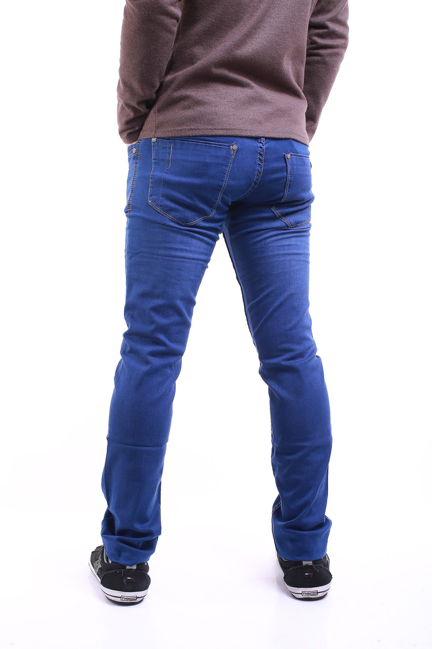 Синие молодёжные джинсы 23185 (7ед. 28-34) LS - фото 1 - id-p4508622