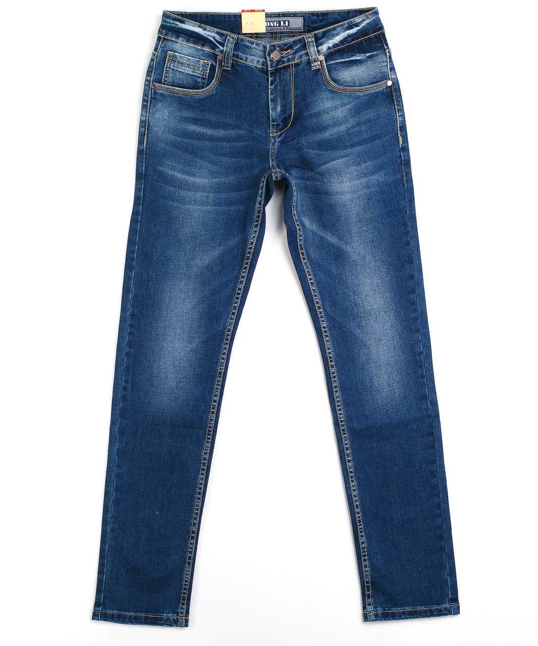 Приуженные синие мужские джинсы 0889 (29-38, 8 ед.) Long Li - фото 1 - id-p4509701