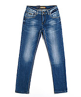 Приуженные синие мужские джинсы 0874 (29 38, 8ед) Long Li