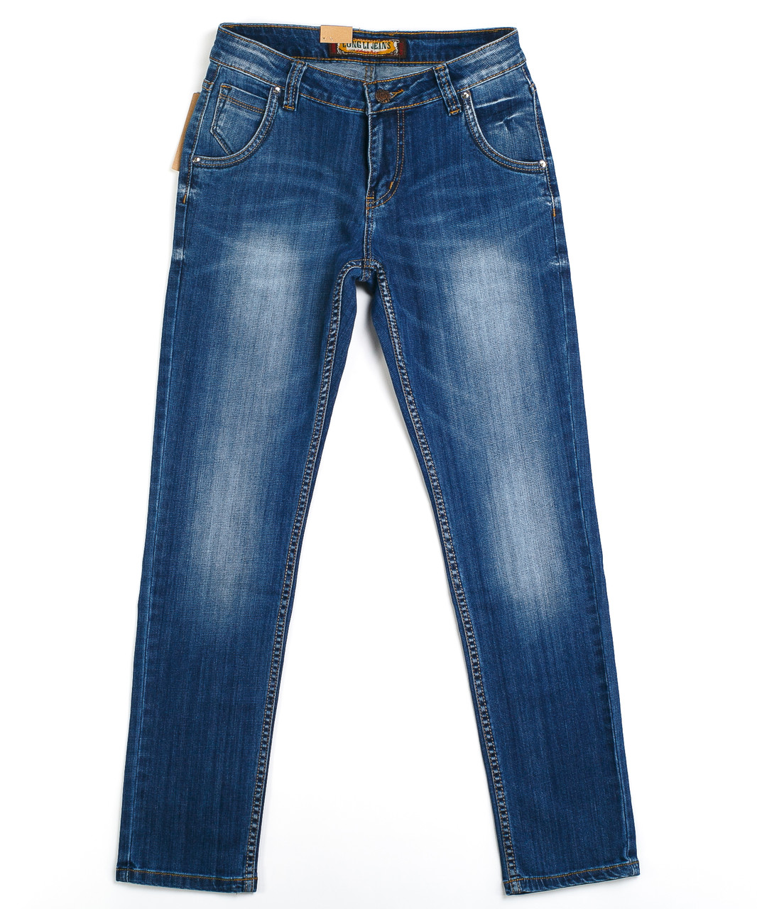 Приуженные всесезонные мужские джинсы 0849 (30-38, 8 ед.) Long Li - фото 1 - id-p4509703