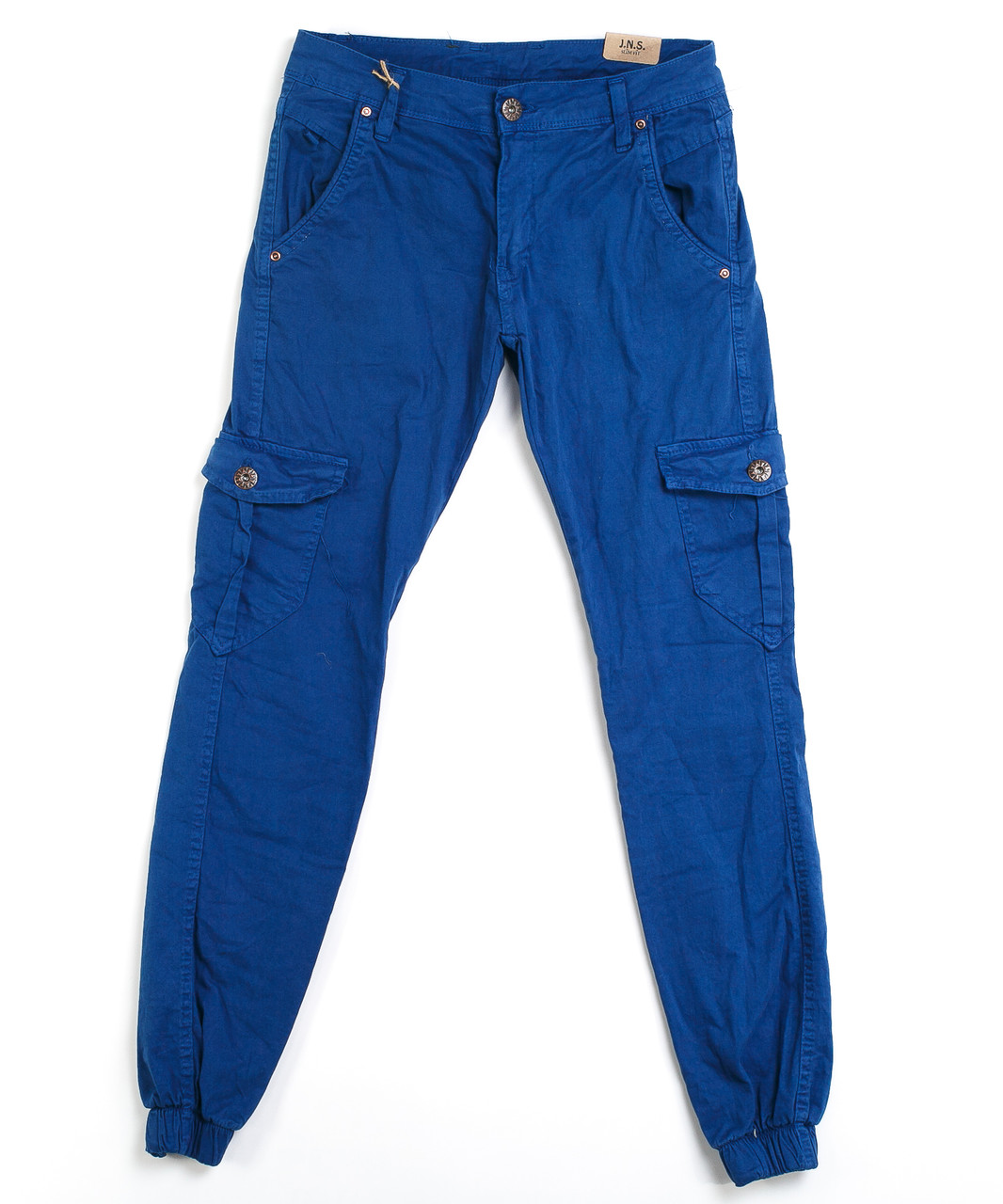 Мужские синие брюки с манжетом и карманами 0800-5 (29-36, 8 ед.) Quartz - фото 1 - id-p4509705