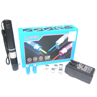 Лазер синий YX-B008 10000 mW + 5 насадок