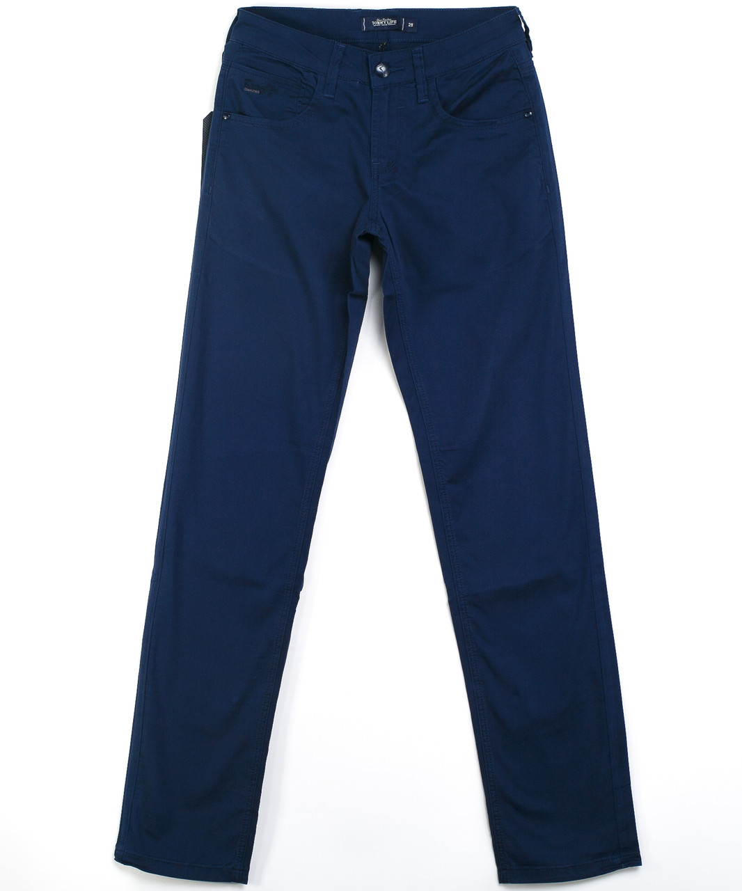 Классические синие мужские брюки 0016 (28-34, 8 ед.) Томми Лайф - фото 1 - id-p4509757
