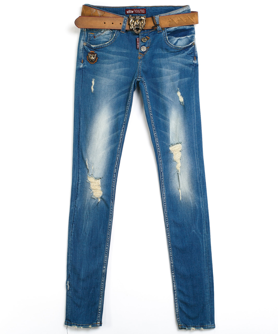 Зауженные джинсы женские 3023 (25-30, 6ед) Martin Love - фото 1 - id-p4511340