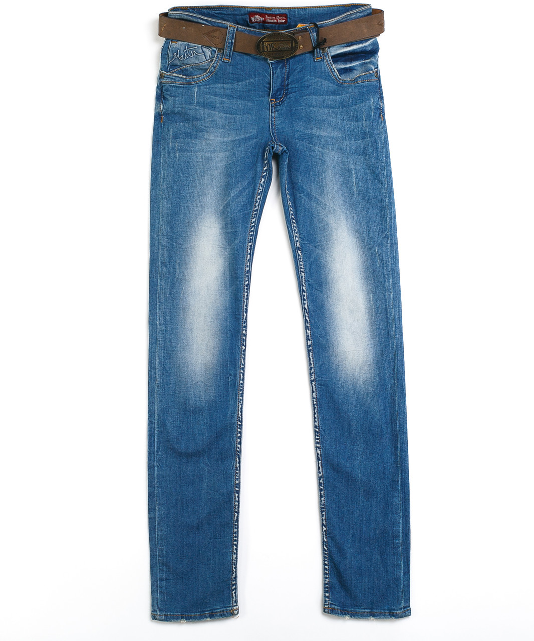 Прямые женские джинсы 3024 (25-30, 6ед) Martin Love - фото 1 - id-p4511344
