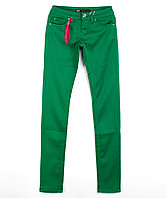 Зелёные женские брюки 0376 (S-2XL, 5 ед.) Мегусто