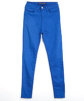Женские голубые брюки 8698 (S-2XL, 5 ед.) Тен Блю