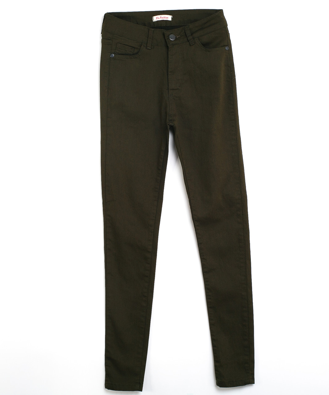 Женские брюки хаки 8698 (S-2XL, 5 ед.) Тен Блю - фото 1 - id-p4512690