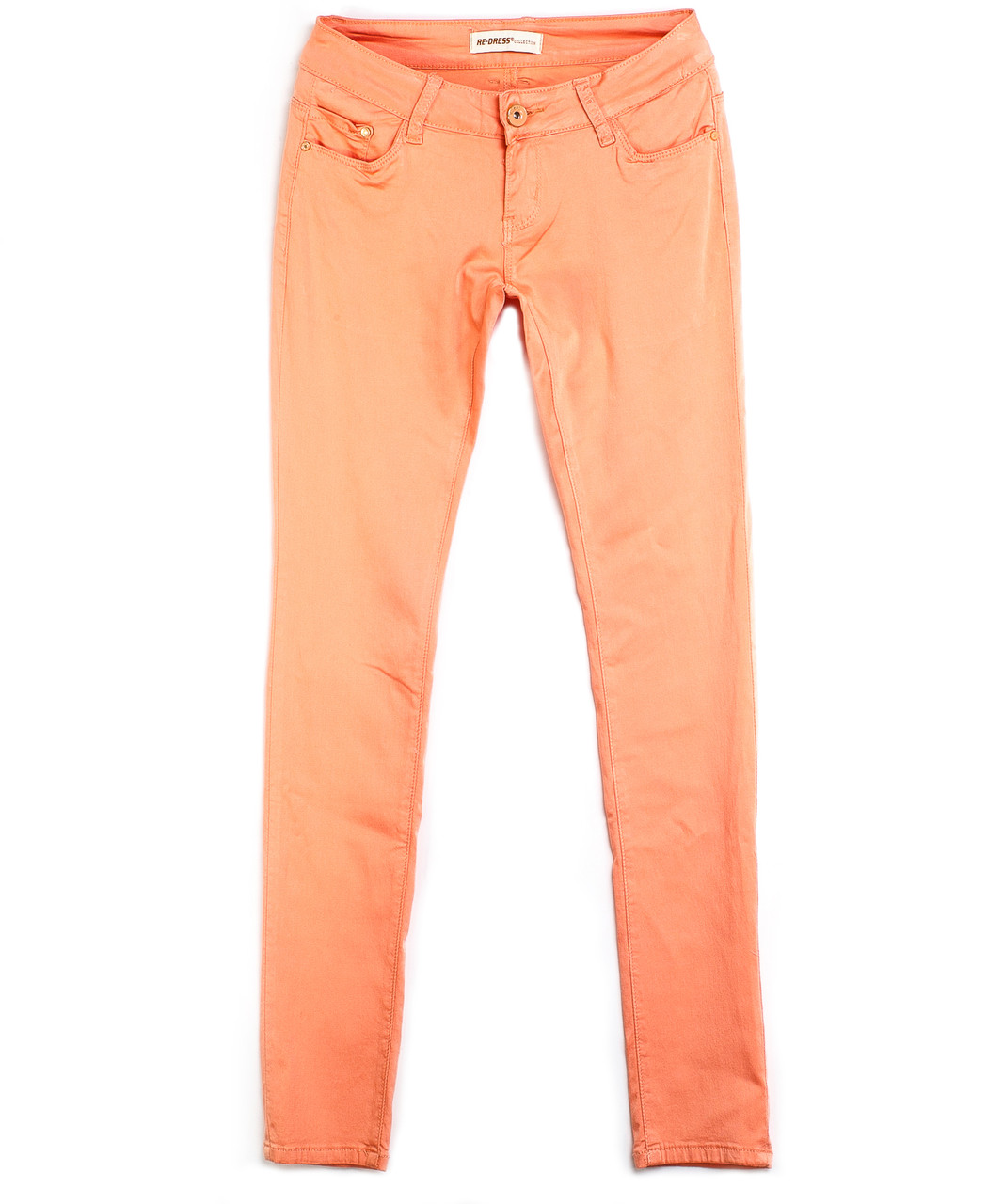Персиковые женские брюки 0079 (25-30, 6 ед.) Ре Дресс - фото 1 - id-p4512683