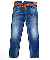 Мужские джинсы с ремнём 3011 (33-37 полубатал, 5 ед.) Биделонг