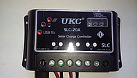Контроллер заряда для солнечных батарей 12/24 В 20A UKC SLC-20A