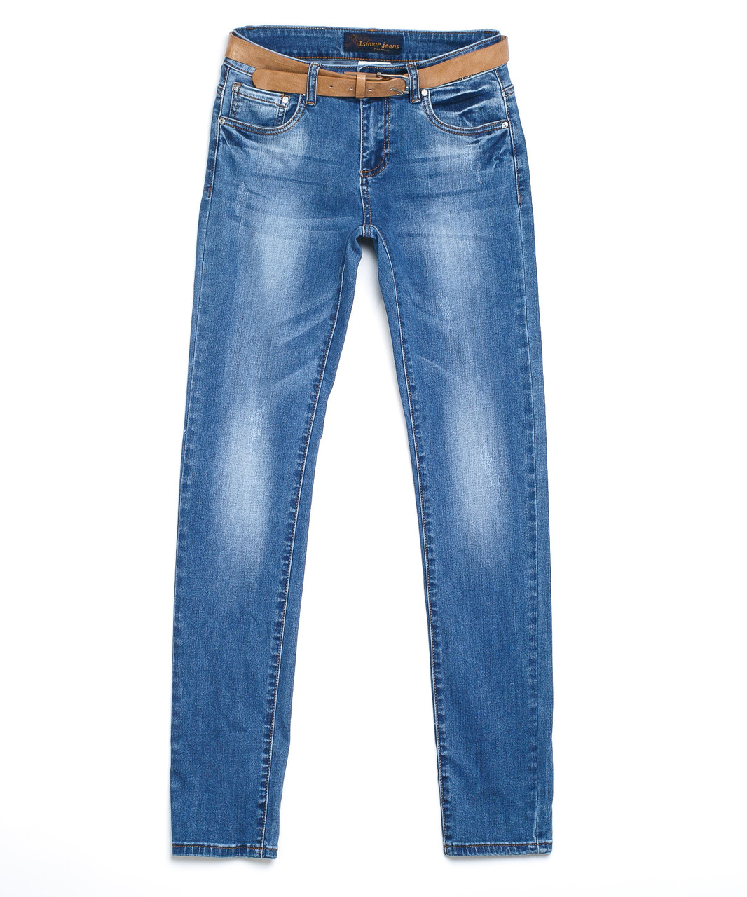 Зауженные женские джинсы 8010 (28-33 полубатал, 6 ед.) Исимар - фото 1 - id-p4542460