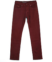 Бордовые мужские брюки 0498 (29-38, 8 ед.) Лонг Ли