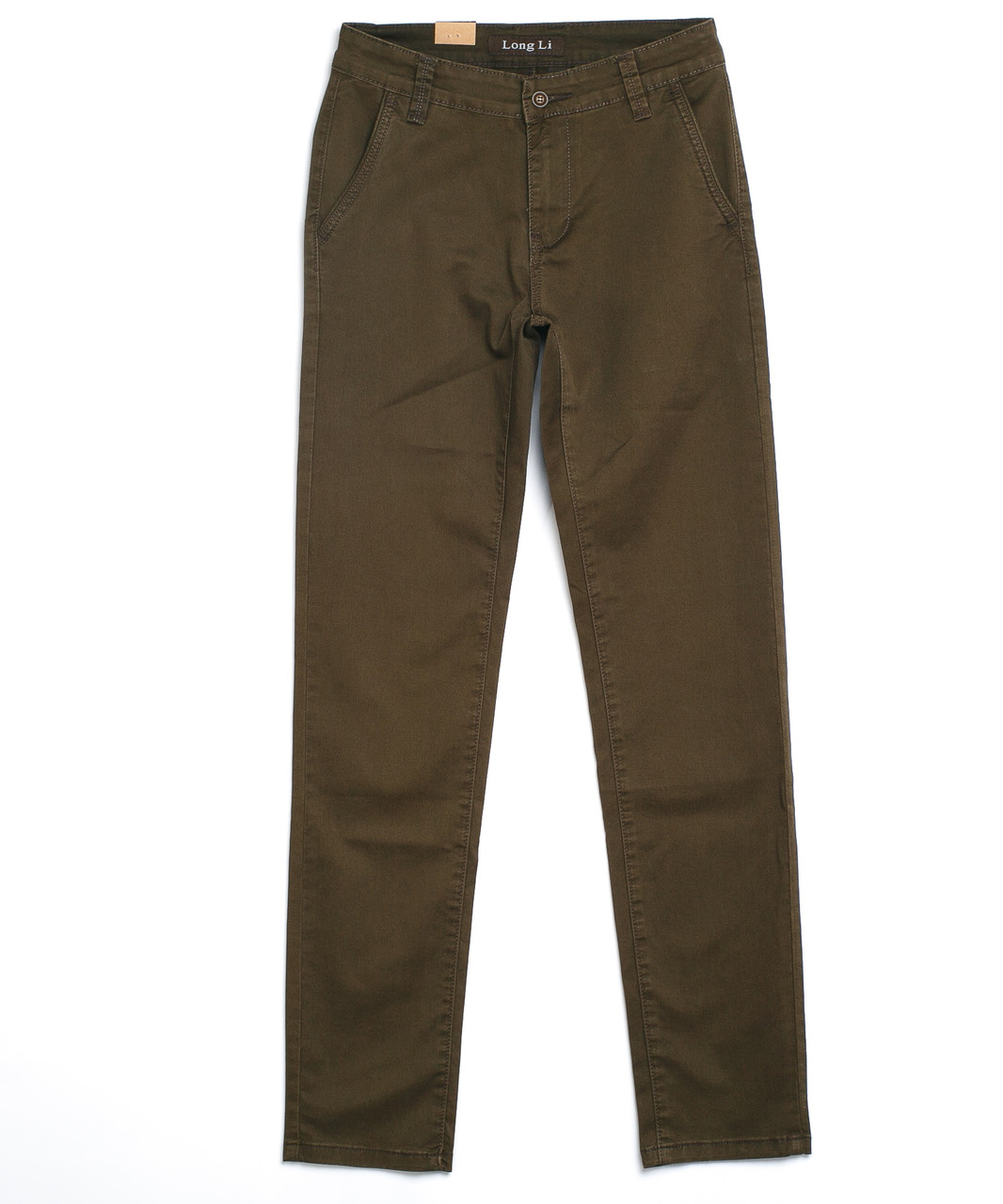 Мужские брюки хаки 0649 (29-38, 8 ед.) Лонг Ли - фото 1 - id-p4542530