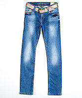 Зауженные мужские джинсы 001-1512 (29-36, 7 ед.) Бренд (Копия)