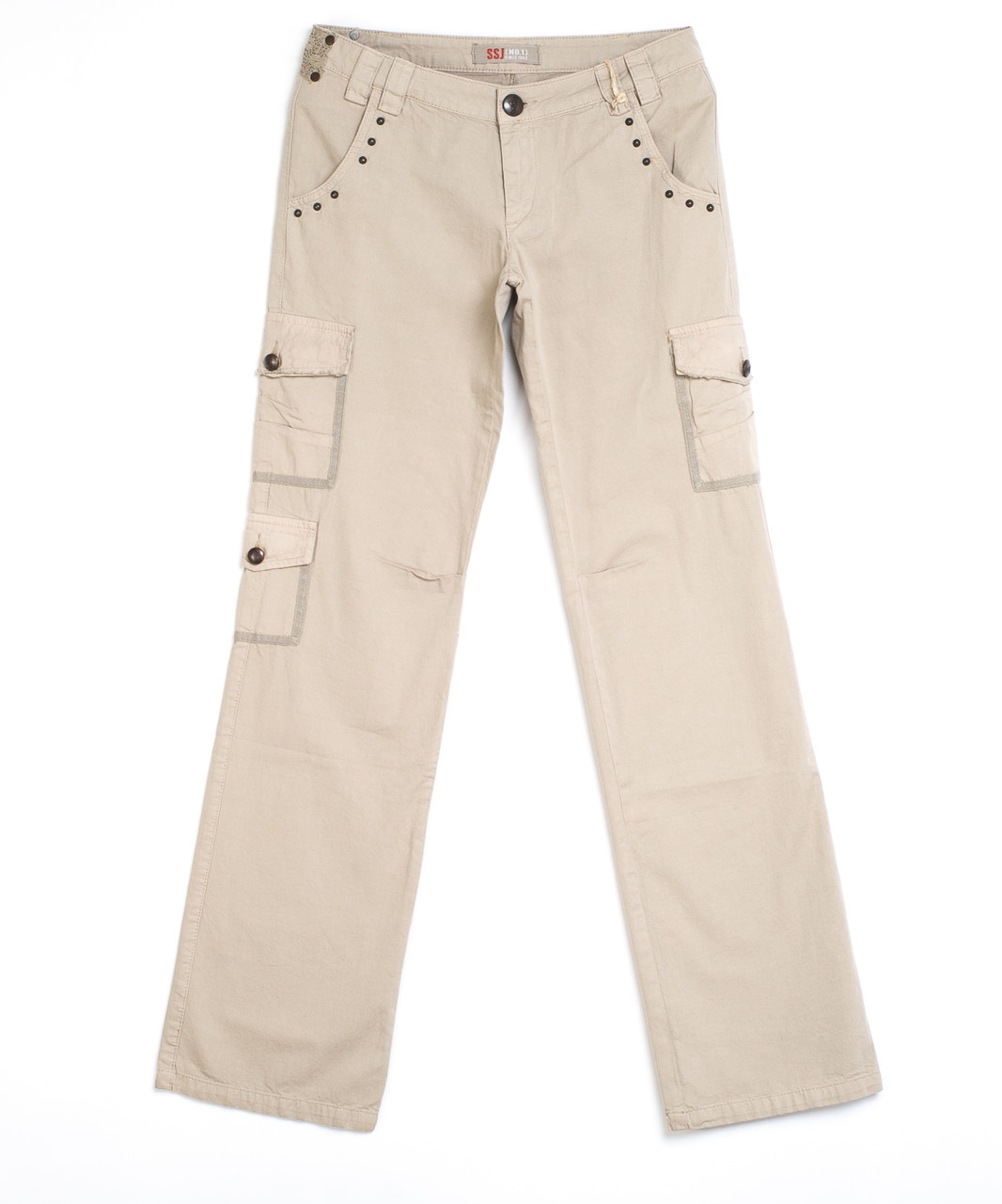 Женские брюки с накладными карманами 0031 (26-30, 5 ед.) Суперстар - фото 1 - id-p4542774