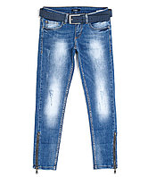 Женские джинсы со змейками 9052-506 (25-30, 6 ед.) Колибри