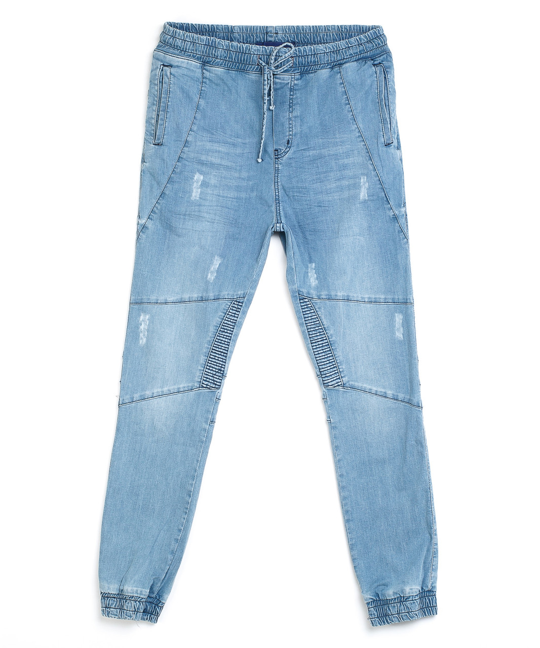 Мужские джинсы на резинке голубые 0435-Jogr-06 (29-36, 7 ед.) Рэд Мун - фото 1 - id-p4567198