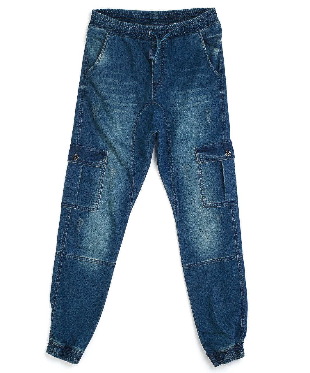 Мужские джинсы с накладными карманами 0442 (29-36, 7 ед.) Рэд Мун - фото 1 - id-p4567199