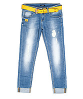 Женские джинсы на манжете 9057-510 (25-30, 6 ед.) Колибри