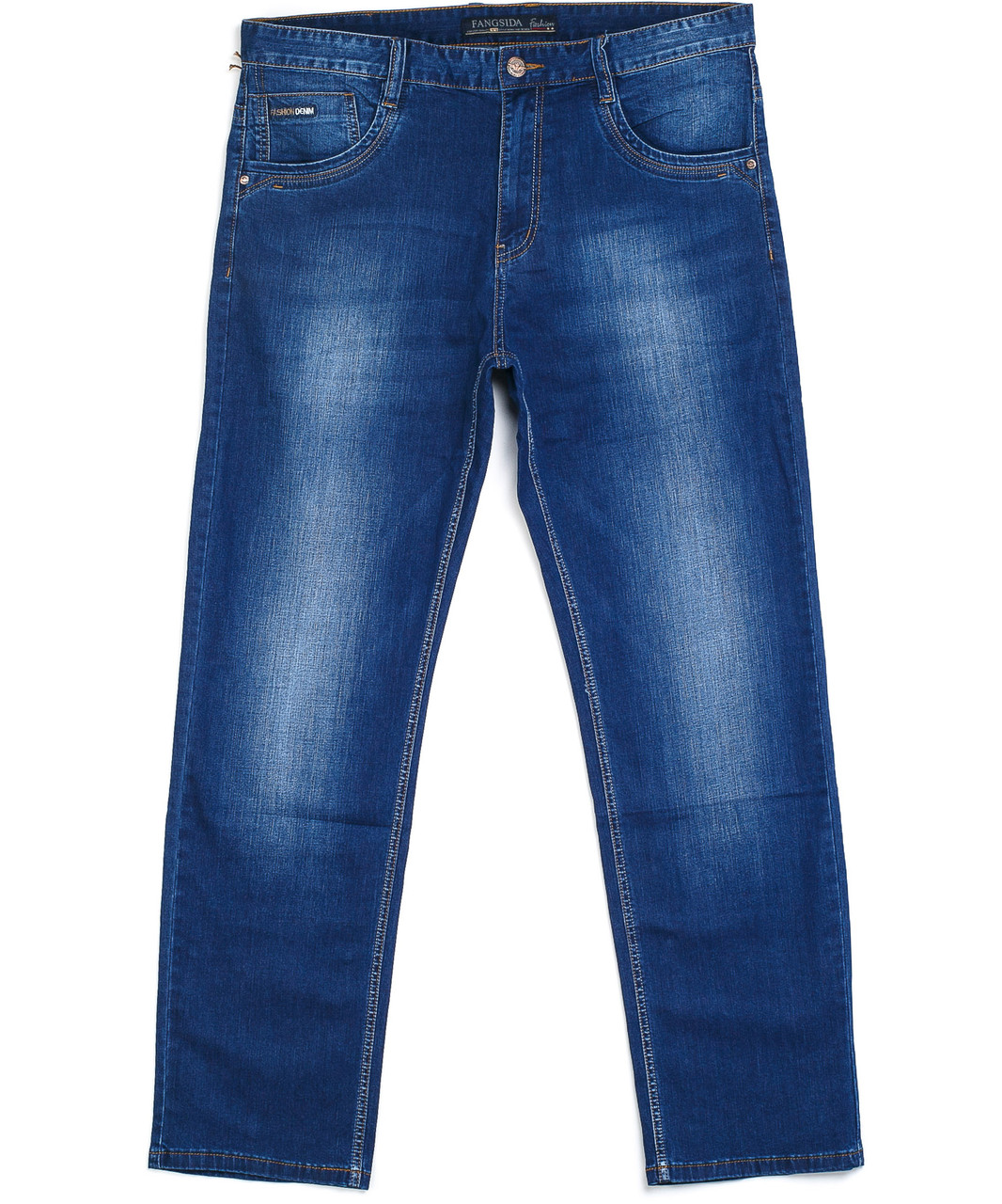 Прямые мужские джинсы 9033 (36-43 батал, 7 ед.) Фанксида - фото 1 - id-p4567582