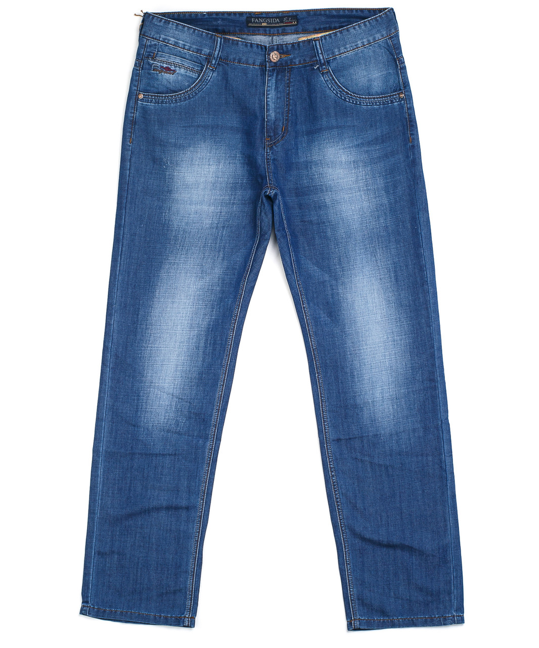 Мужские прямые джинсы 9028 (32-42 полубатал, 7 ед.) Фанксида - фото 1 - id-p4567589