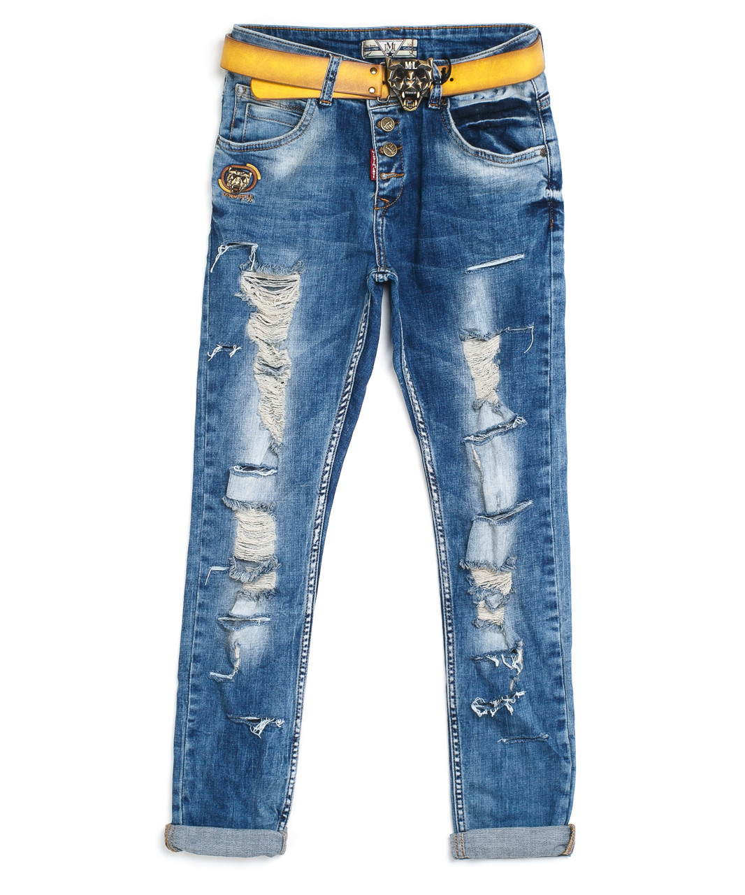 Женские джинсы с подворотом 4075 (25-30, 6 ед.) Мартин лав - фото 1 - id-p4567623