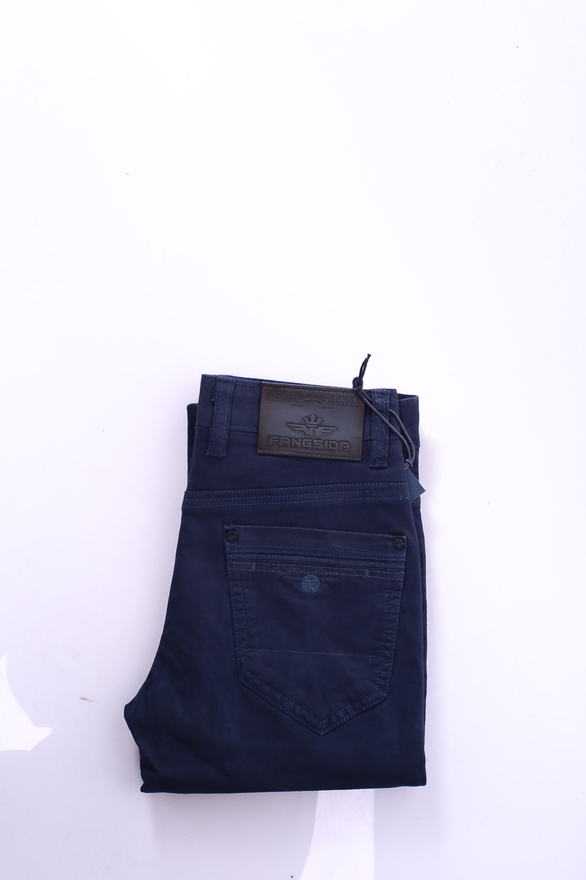 Синие молодёжные джинсы 5004 - фото 1 - id-p4574762