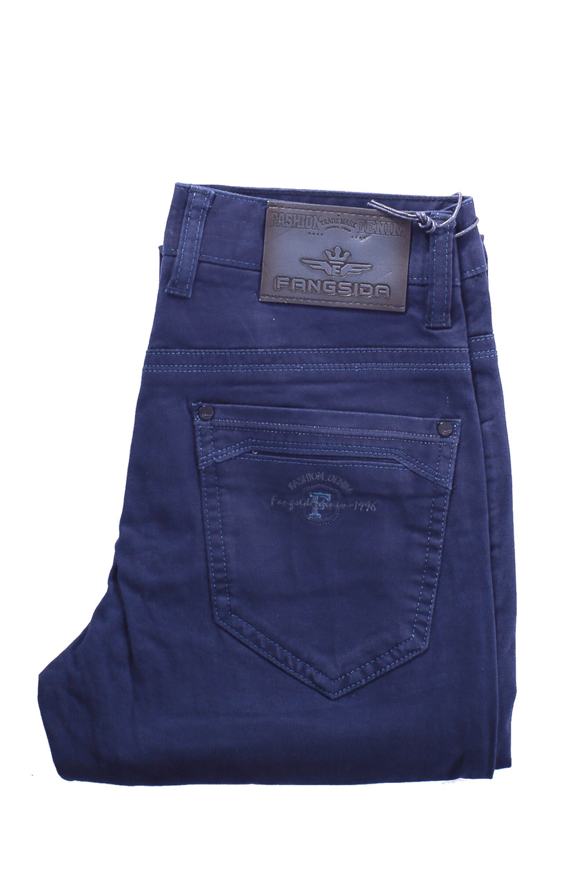 Синие подростковые джинсы 5006 - фото 1 - id-p4574761
