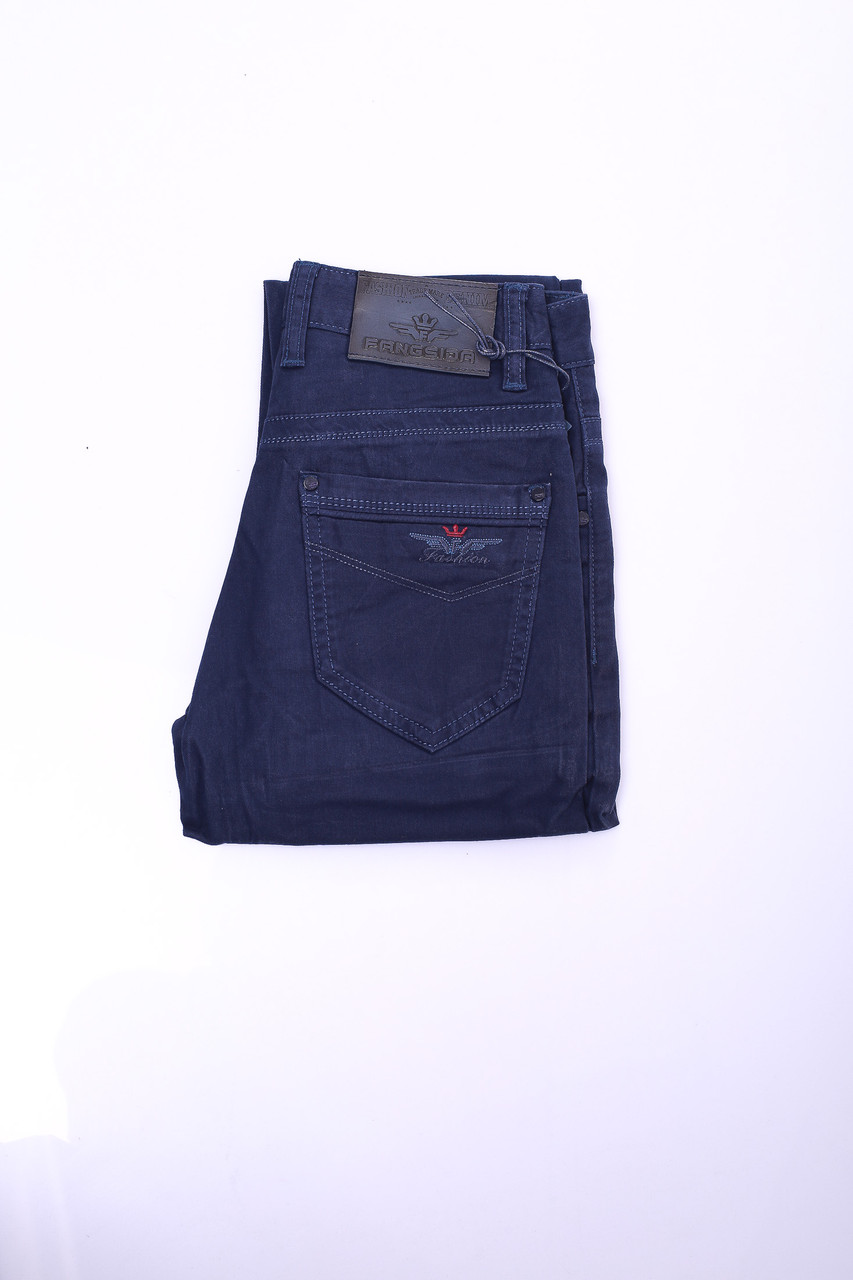 Синие подростковые джинсы 5005 (24-30 молодежные размеры) Fangsida - фото 1 - id-p2495289