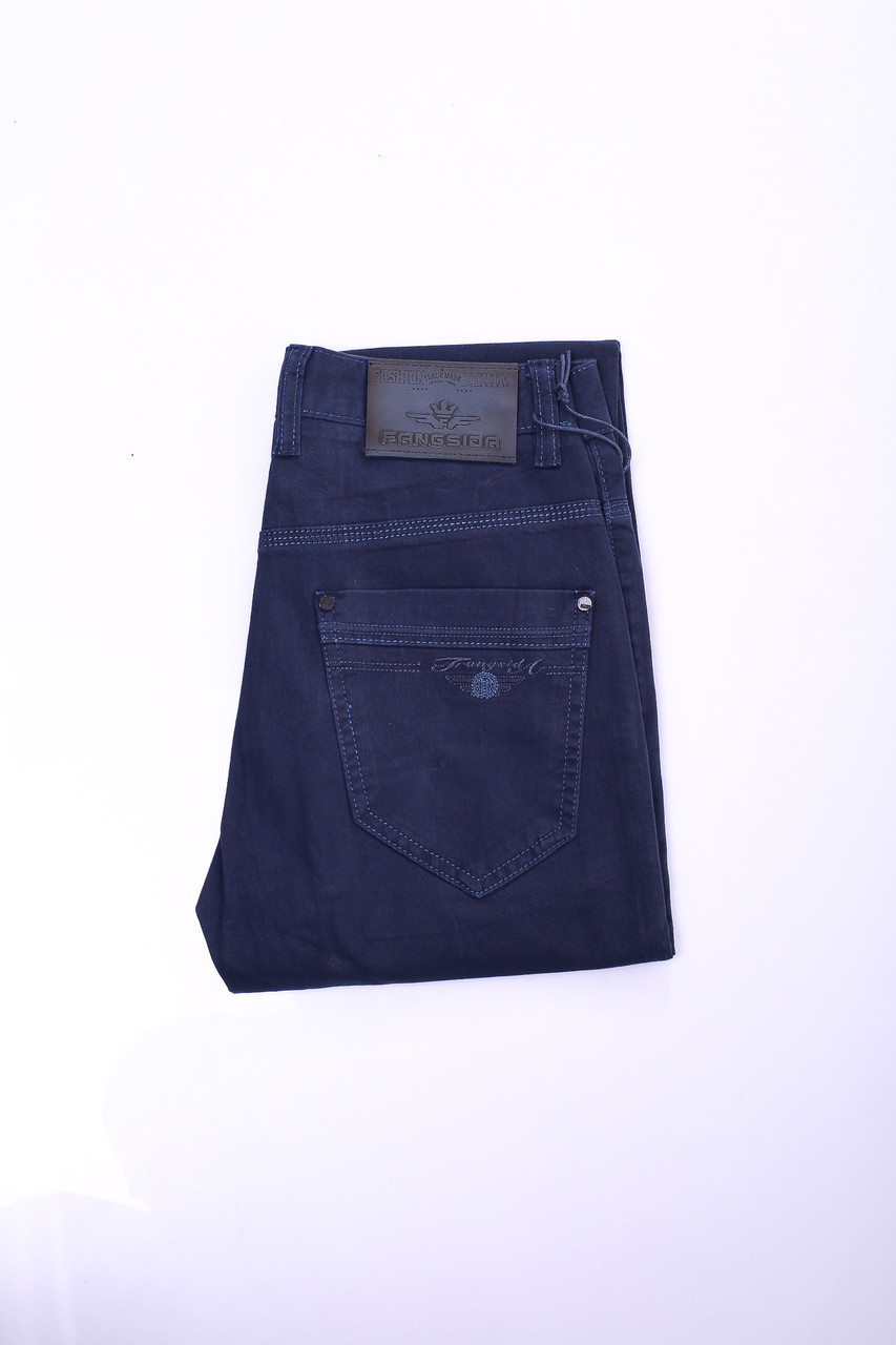 Синие подростковые джинсы 5007 (25-31) Fangsida - фото 1 - id-p4574779