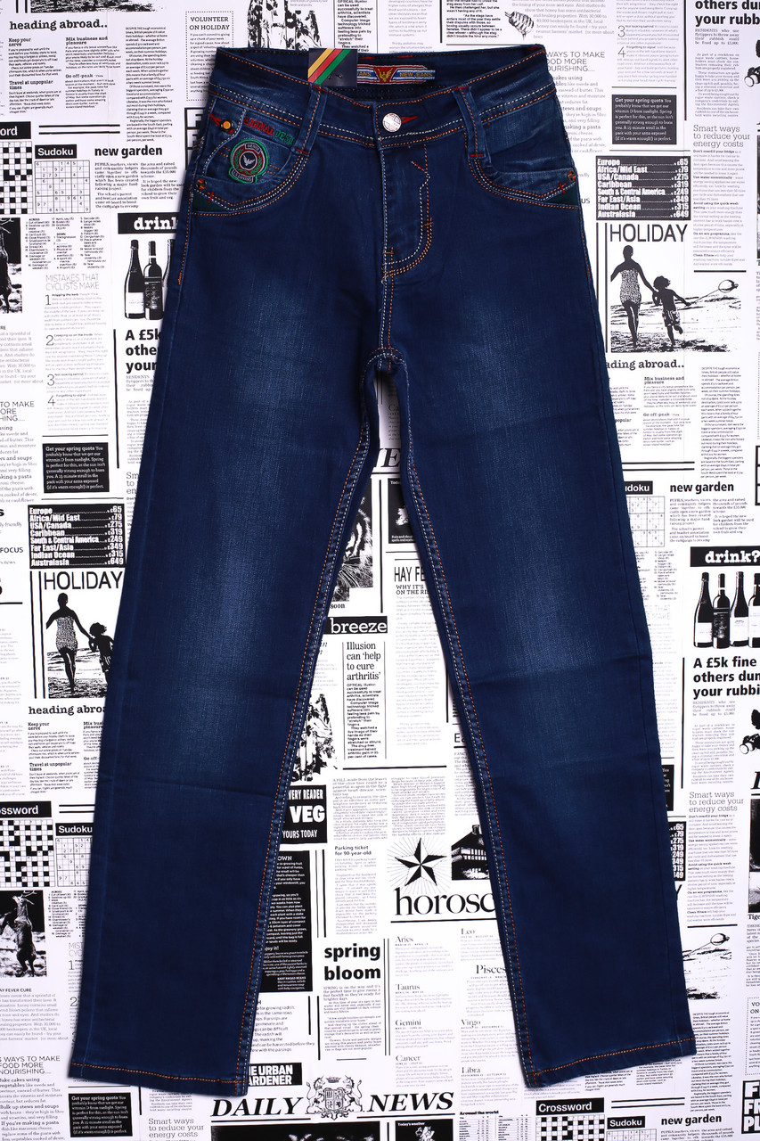 Прямые джинсы юниор 21041 (7 ед. 24-30) LS - фото 1 - id-p4574898