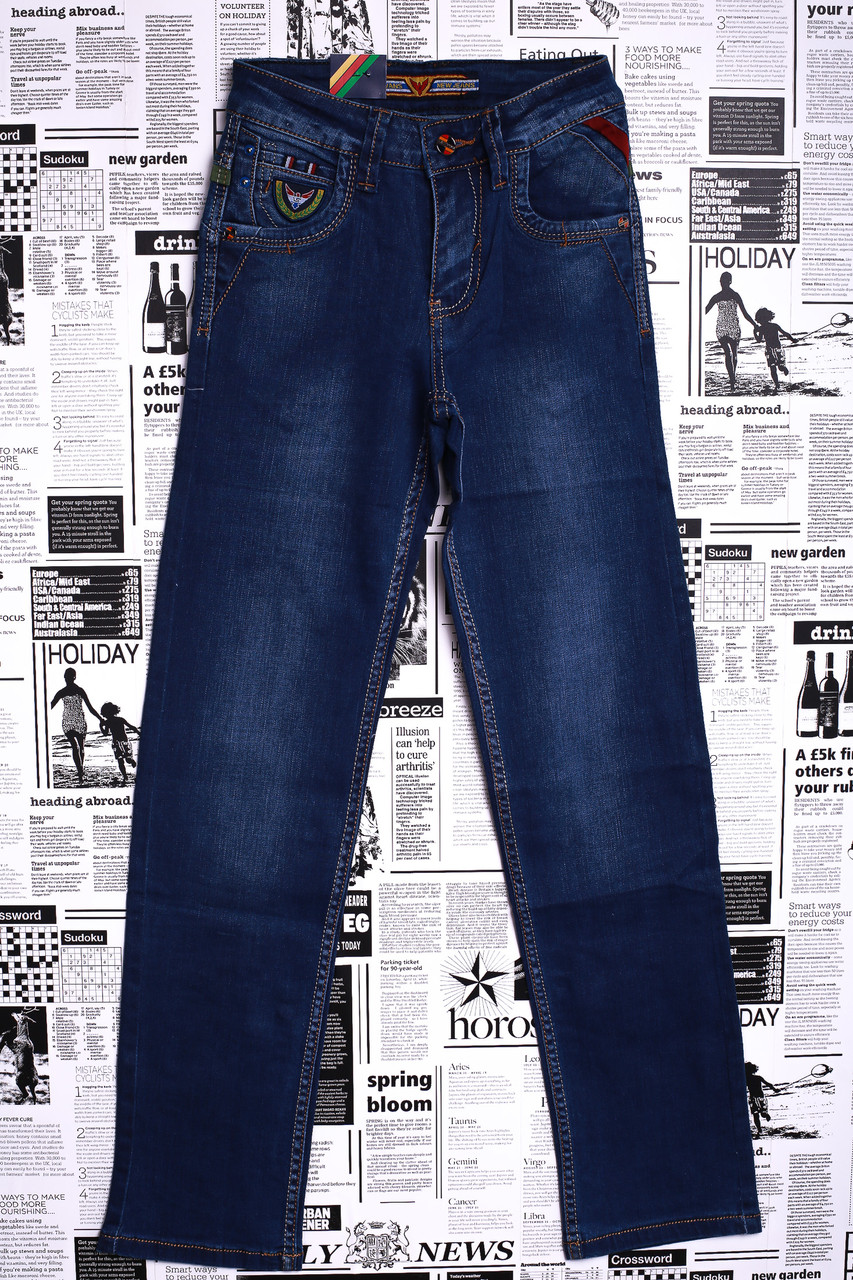 Прямые джинсы юниор 21042 (7 ед. 24-30) LS - фото 1 - id-p4574900