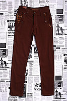 Подростковые коричневые брюки 8001 (6 ед. 30-35) Corepants