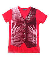 Мужская красная футболка (M-2XL, 4 ед.) ЛГ клаб
