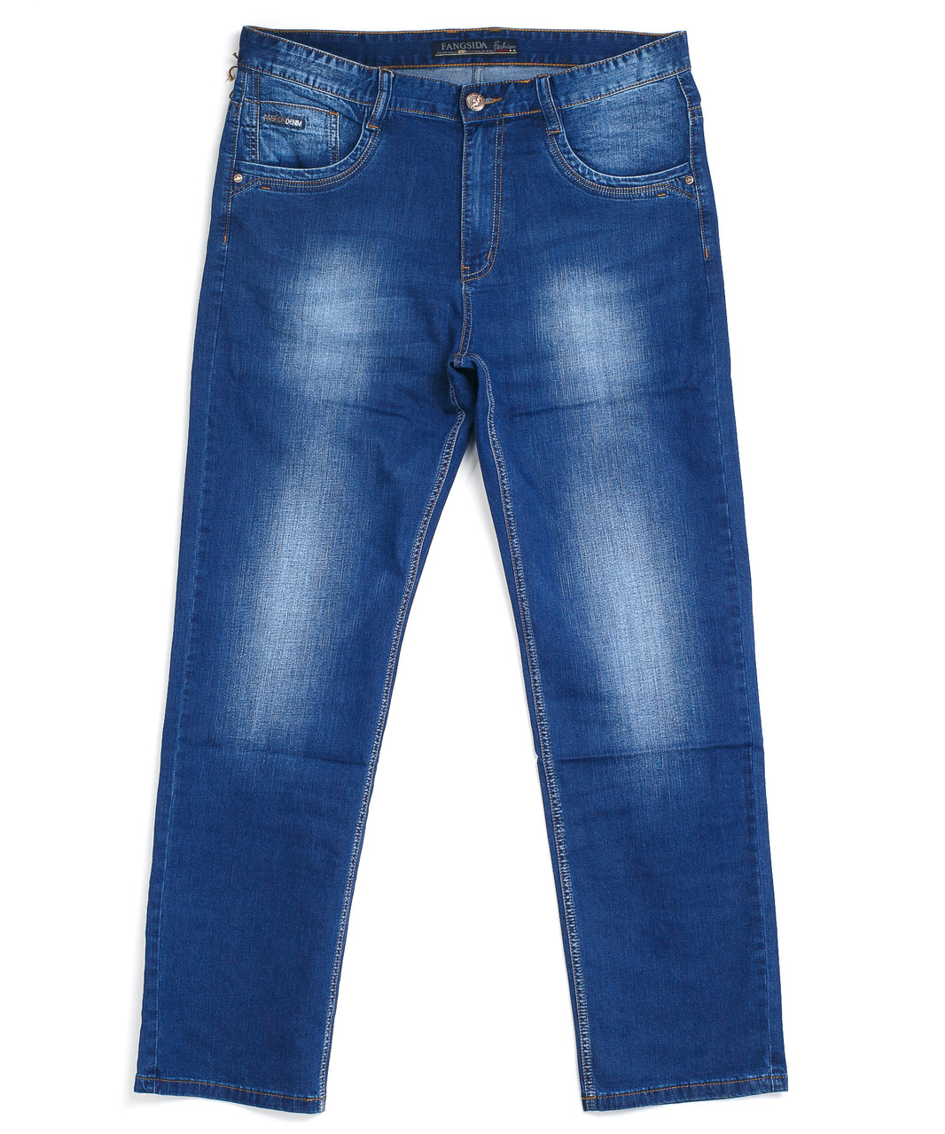 Прямые мужские джинсы 9033 (36-43 батал, 7 ед.) Фанксида - фото 1 - id-p4575186