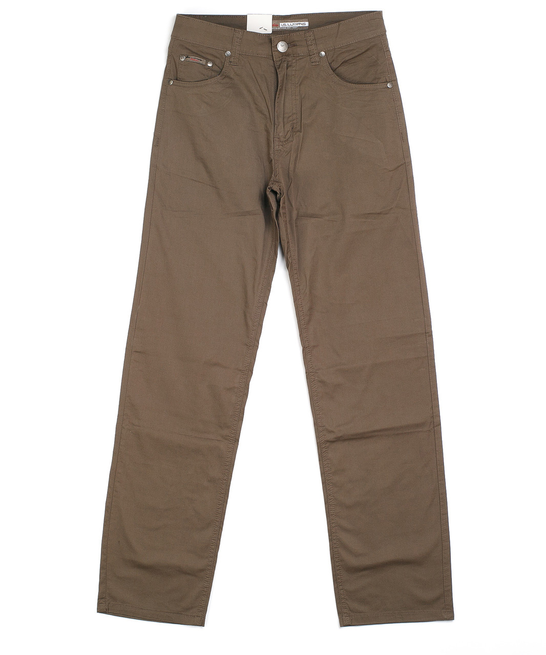 Мужские коричневые брюки 80078 (30-38, 8 ед.) ЛС - фото 1 - id-p4670176