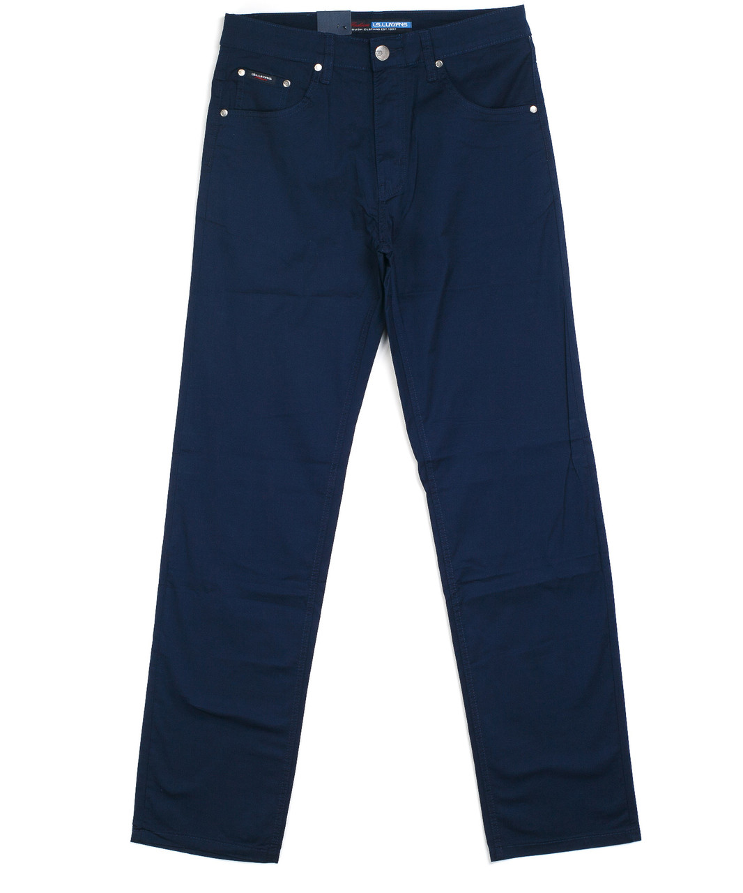 Мужские синие брюки 80057 (30-38, 8 ед.) ЛС - фото 1 - id-p4670203