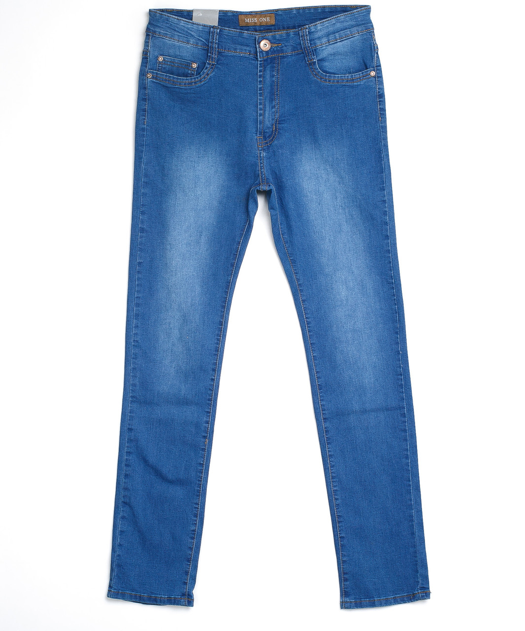 Зауженные женские джинсы 0373 (38-48 фактически 30-38 батал, 6 ед.) Мисс Уан - фото 1 - id-p4671139
