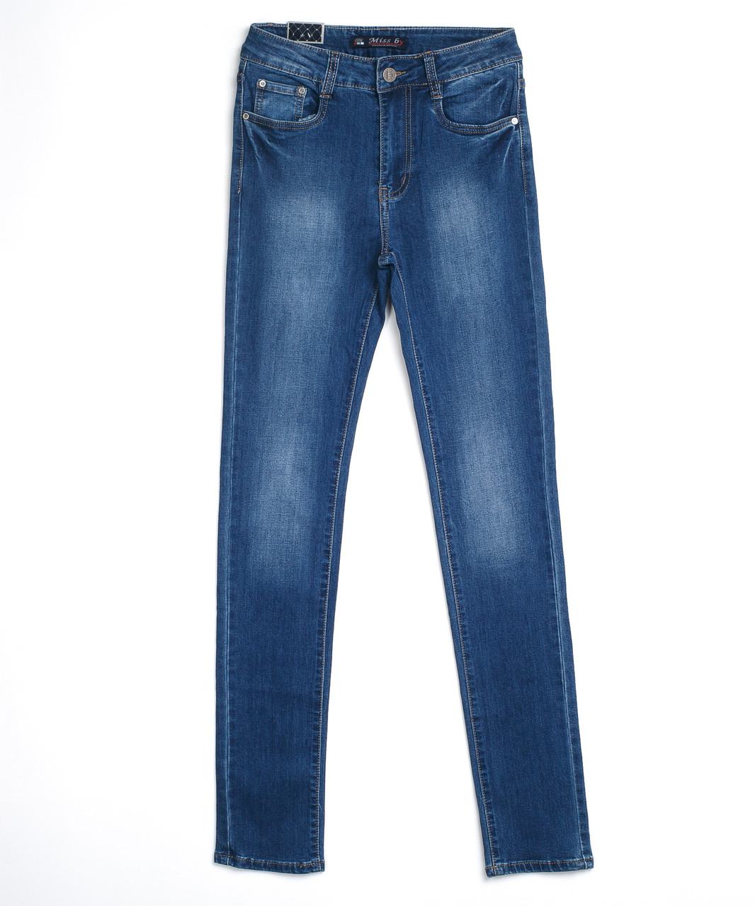 Зауженные женские джинсы 0660 (28-33 полубатал, 6 ед.) Мисс Бай - фото 1 - id-p4672097
