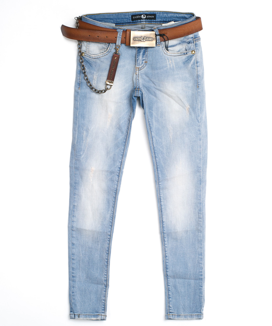 Зауженные женские джинсы 3567 (26-30, 6 ед.) Лиузин - фото 1 - id-p4672937