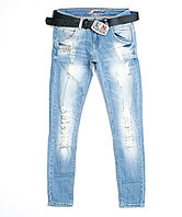 Женские синие джинсы 3576 (26-30, 6 ед.) Лиузин