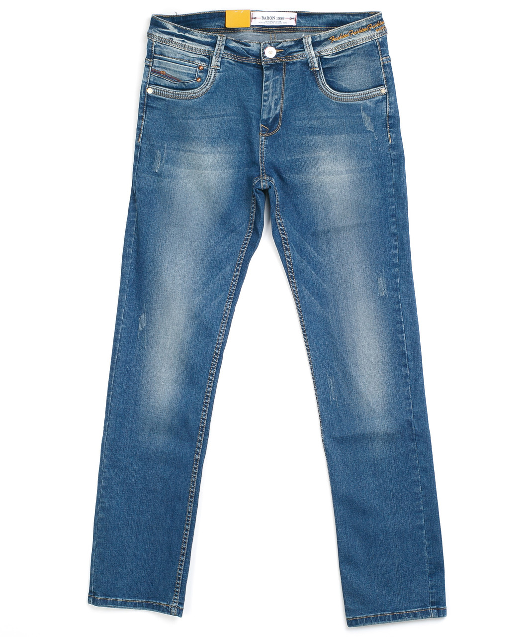 Мужские джинсы с царапками 9351 (32-38 полубатал, 6 ед.) Барон - фото 1 - id-p4673995