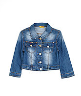 Женская джинсовая куртка 9321 ( L-3XL полубатал, 4 ед.) Кракпот