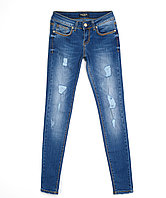 Рваные женские джинсы 1122-2 (26-30, 5 ед.) Блю Метал