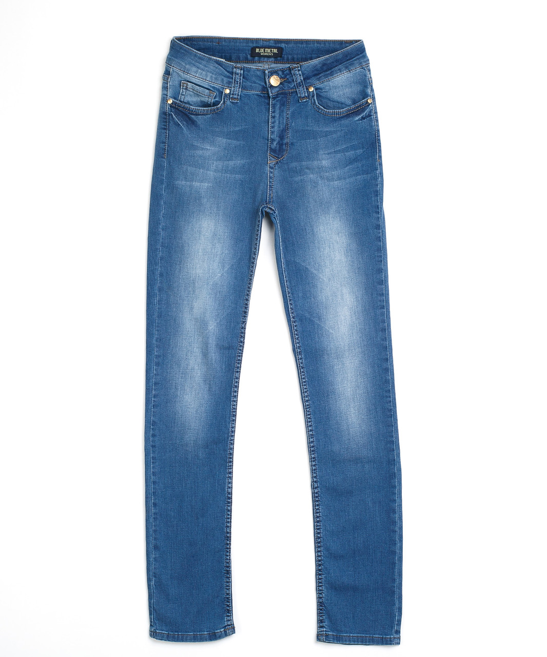 Женские джинсы американка 1125-1 (27-32 полубатал, 6 ед.) Блю Метал - фото 1 - id-p4674197