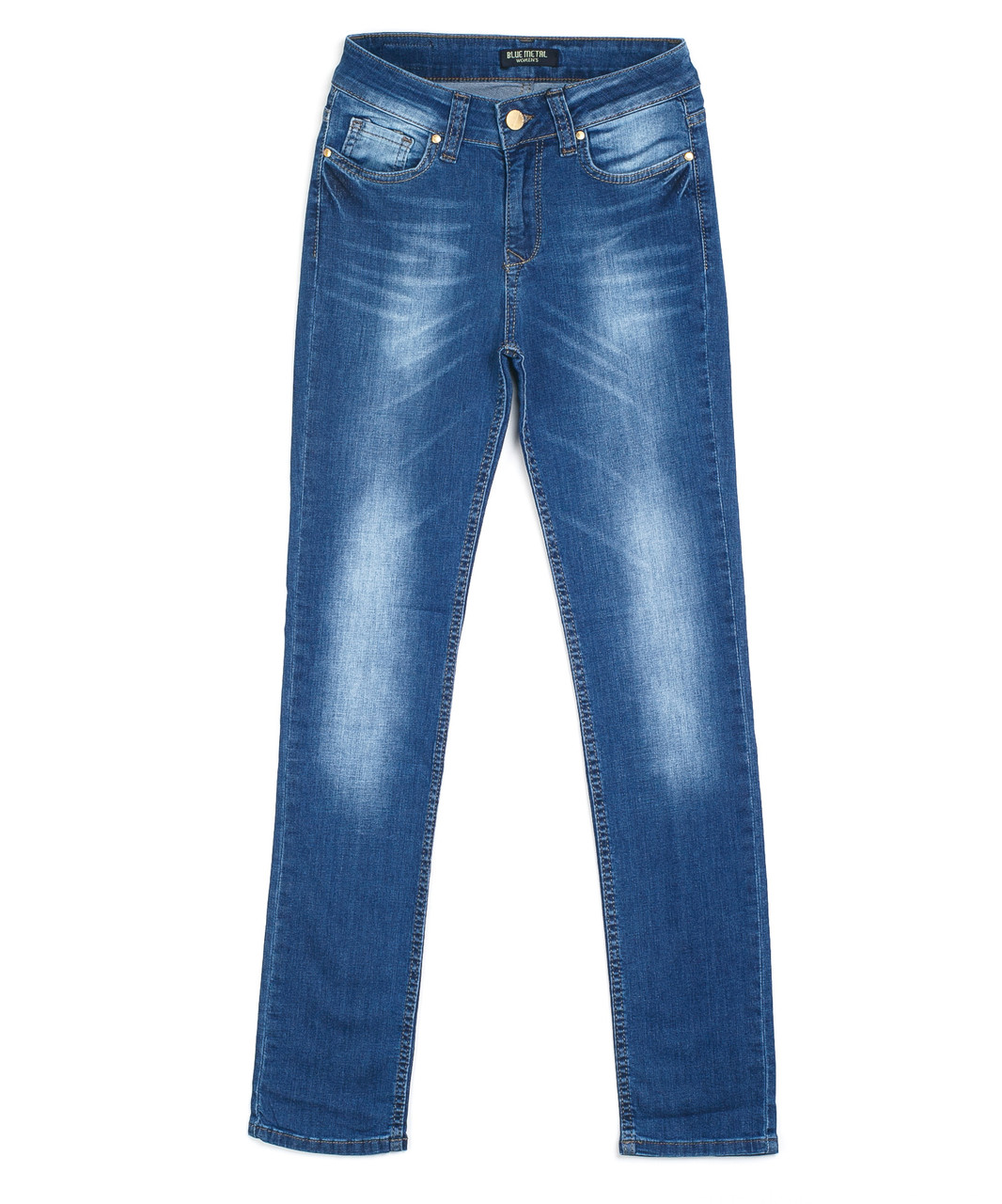 Женские джинсы американка 1125-2 (27-32 полубатал, 6 ед.) Блю Метал - фото 1 - id-p4674198